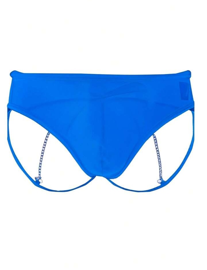 Men's Solid Color Chain Men's Briefs